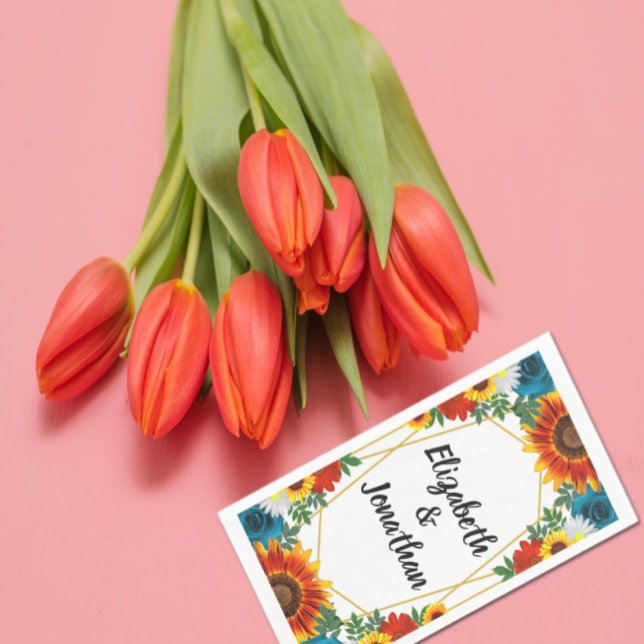 Servilleta De Papel Verano de jardín floral geométrico (Subido por el creador)