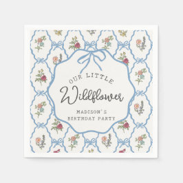 Servilleta De Papel Verano Fiesta Bright Floral Birday Party