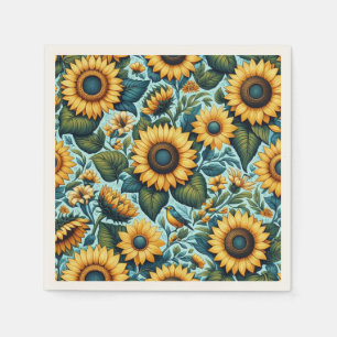 Servilleta De Papel Verano/girasol/ave