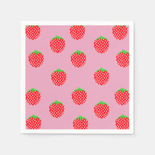 Servilleta De Papel Verano Hermoso de Fresa