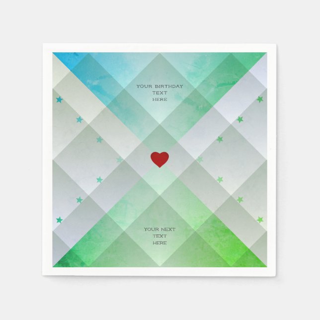 Servilleta De Papel Verde (Anverso)