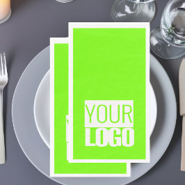 Servilleta De Papel verde fluorescente - añada las servilletas de su l