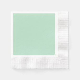 Servilleta de papel verde menta elegante