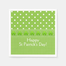 Servilleta De Papel Verde, puntos y rocas