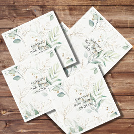 Servilleta De Papel Verdor Eucalyptus Cocktail Paper Napkin