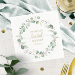 Servilleta De Papel Verdor Eucalyptus Wreath Bridal Shower<br><div class="desc">Greeneration Eucalyptus Wreath Bridal Shower Napkins</div>