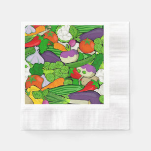 Servilleta De Papel Verduras mezcladas