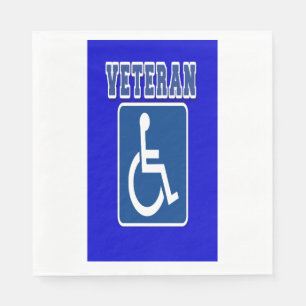 Servilleta De Papel Veterano discapacitado