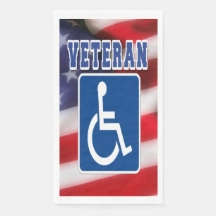 Servilleta De Papel Veteranos discapacitados de los Estados Unidos