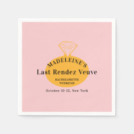 Servilleta De Papel Veuve Before Vows Bachelorette Weekend Itinerary