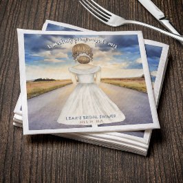 Servilleta De Papel Viajar de Miss a Sra. Bridal Shower