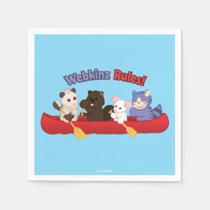 Servilleta De Papel Viaje de la canoa de las reglas de Webkinz el  