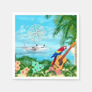 Servilleta De Papel Viajes tropicales