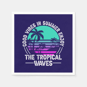 Servilleta De Papel Vibes de verano tropical-82646
