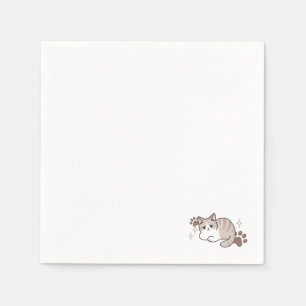 Servilleta De Papel Vibes relajadas y perezosas para el diseño de los 