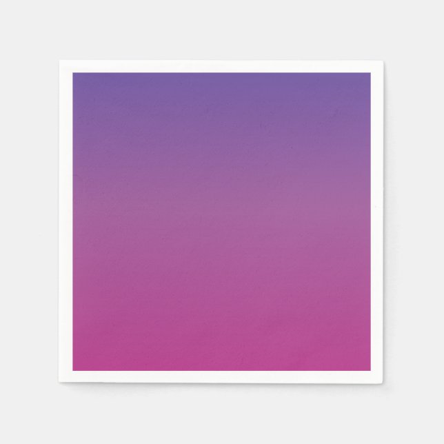 Servilleta De Papel Vibrant Purple to Pink Gradient (Anverso)