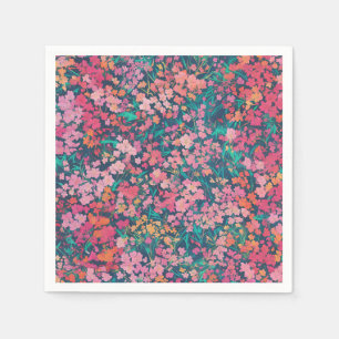 Servilleta De Papel Vibrante Azalea Floral