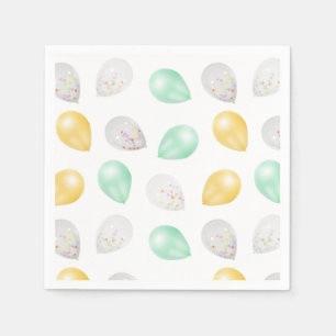 Servilleta De Papel Vibrantes toallas de papel de globos 3D