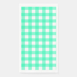 Servilleta De Papel Vichy Bleu Turquoise