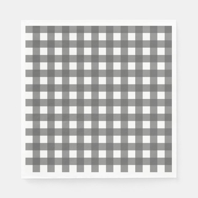 Servilleta De Papel Vichy Gris clair (Anverso)