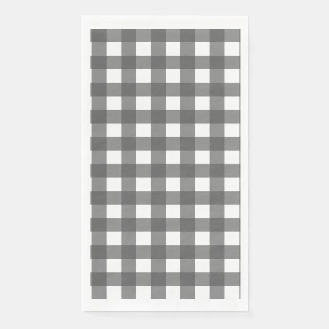 Servilleta De Papel Vichy Gris clair (Anverso)