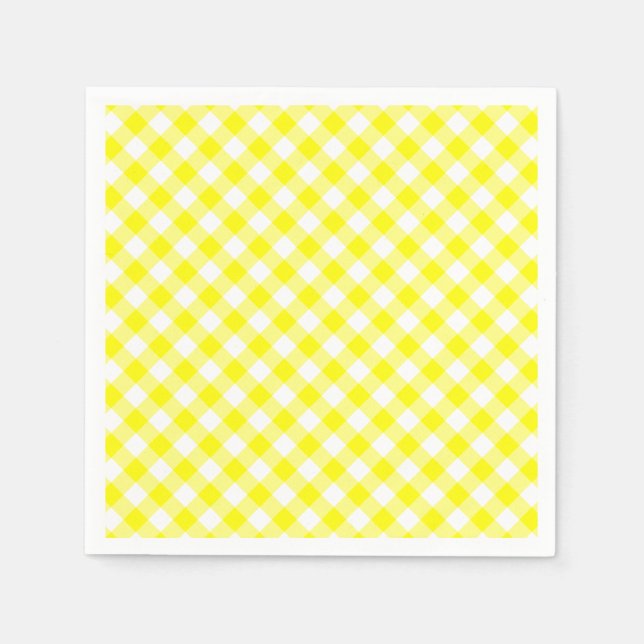 Servilleta De Papel Vichy Jaune (Anverso)