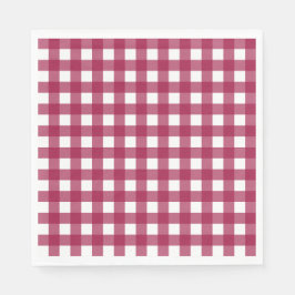 Servilleta De Papel Vichy Rouge Cerise