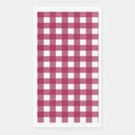 Servilleta De Papel Vichy Rouge Cerise