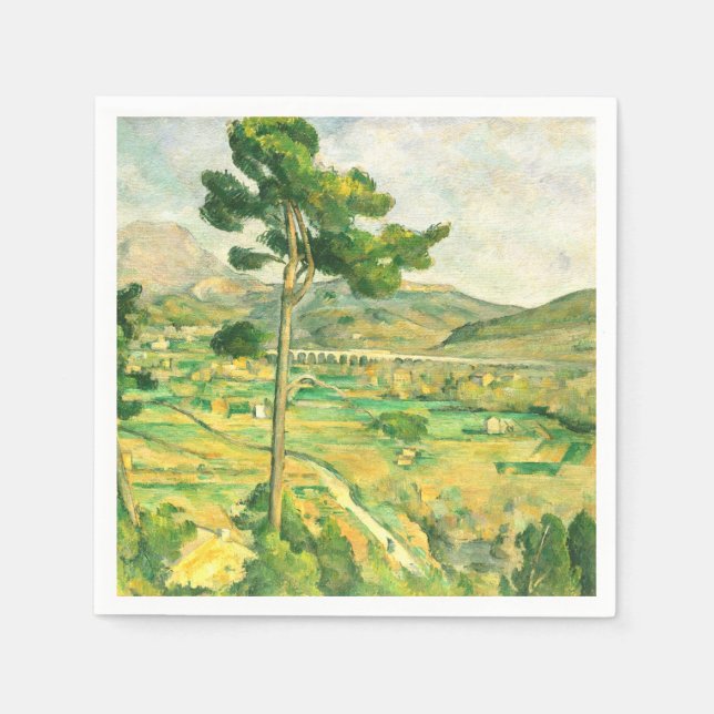 Servilleta De Papel Victoire y el Viaducto Paul Cezanne (Anverso)