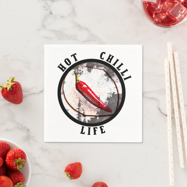 Servilleta De Papel Vida del chile caliente (In situ)