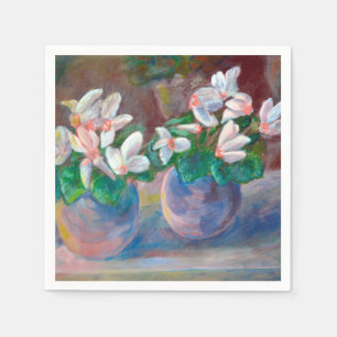 Servilleta De Papel Vida fija con ciclamen