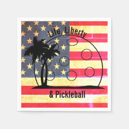 Servilleta De Papel Vida Libertad y Pickleball EE. UU.