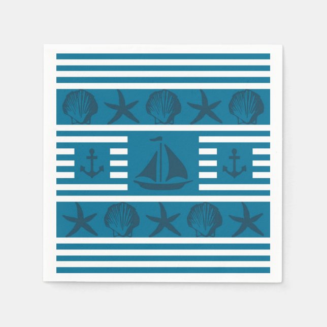 Servilleta De Papel Vida marina (Anverso)