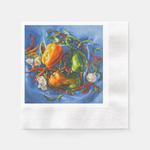 Servilleta De Papel Vida picante con pimientos y ajo