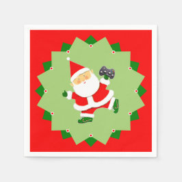 Servilleta De Papel Video Gamer Christmas Holiday