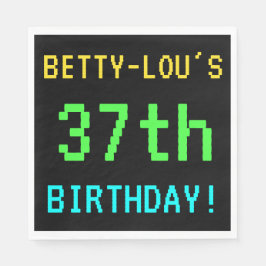 Servilleta De Papel Videojuego divertido vintage/retro Mira el cumplea