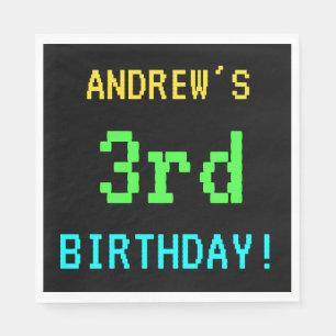 Servilleta De Papel Videojuego divertido vintage/retro Mira tercer cum