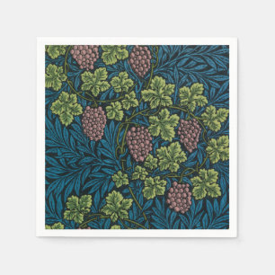 Servilleta De Papel Vides con racimos de uvas rosadas