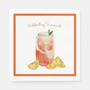 Servilleta De Papel Vidrio de cóctel Ducha de novia Papel de cumpleaño