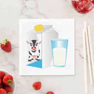 Servilleta De Papel Vidrio De Leche
