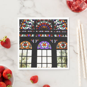 Servilleta De Papel Vidrio manchado