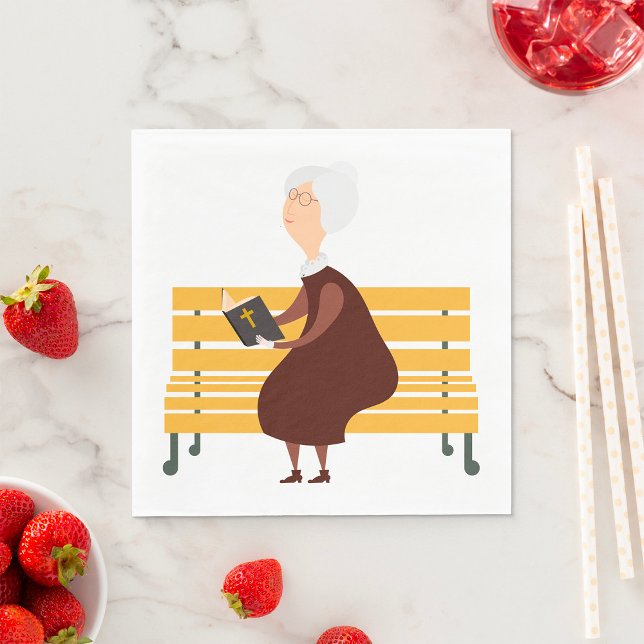 Servilleta De Papel Vieja leyendo la Biblia (Subido por el creador)