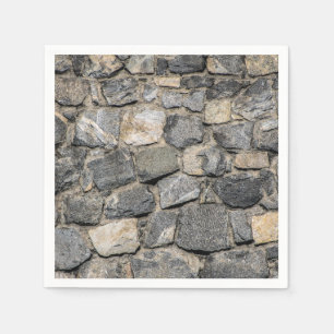 Servilleta De Papel Vieja textura de la pared de piedra