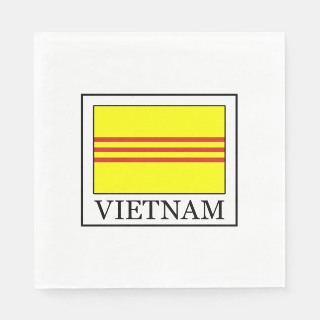 Servilleta De Papel Vietnam (Anverso)