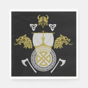 Servilleta De Papel Viking Norsemen