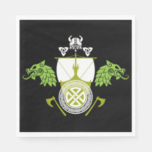Servilleta De Papel Viking Norsemen