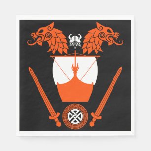 Servilleta De Papel Viking Norsemen