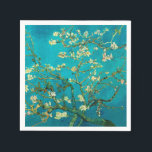 Servilleta De Papel Vincent Van Gogh Blossoming Almond Tree Floral Art<br><div class="desc">Vincent Van Gogh Blossoming Almond Tree Vintage Floral Art Blossoming Almond Tree es un cuadro de 1890 del artista holandés post-impresionista Vincent van Gogh. Almond Blossoms es un grupo de varios cuadros de 1888 y 1890 de Vincent van Gogh en Arles y Saint-Rémy, al sur de Francia, de almendros florecientes....</div>
