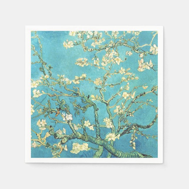 Servilleta De Papel Vincent van Gogh Blossomong Almond Tree (Anverso)
