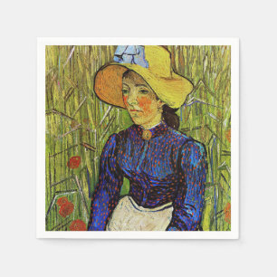 Servilleta De Papel Vincent van Gogh - Campesina con sombrero de paja